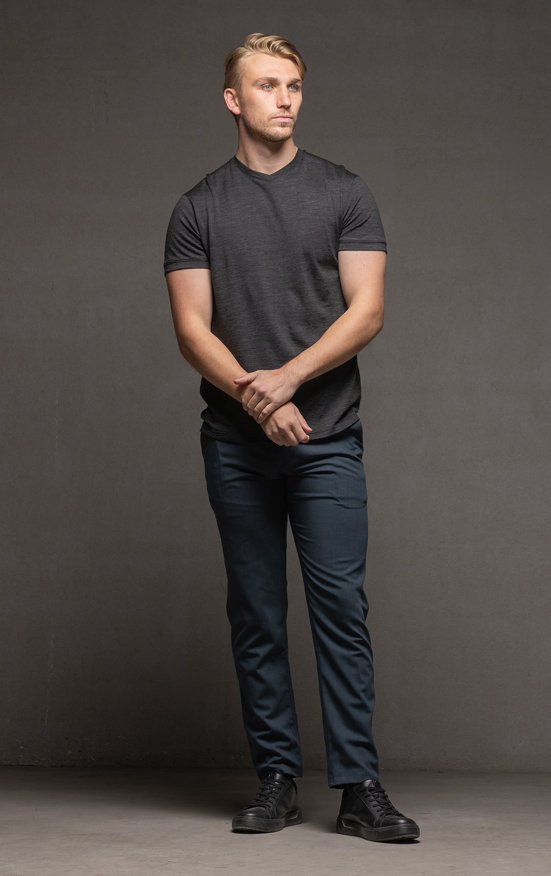 180GSM MERINO V TEE