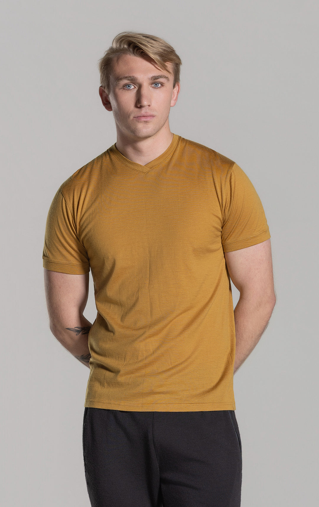 180GSM MERINO V TEE