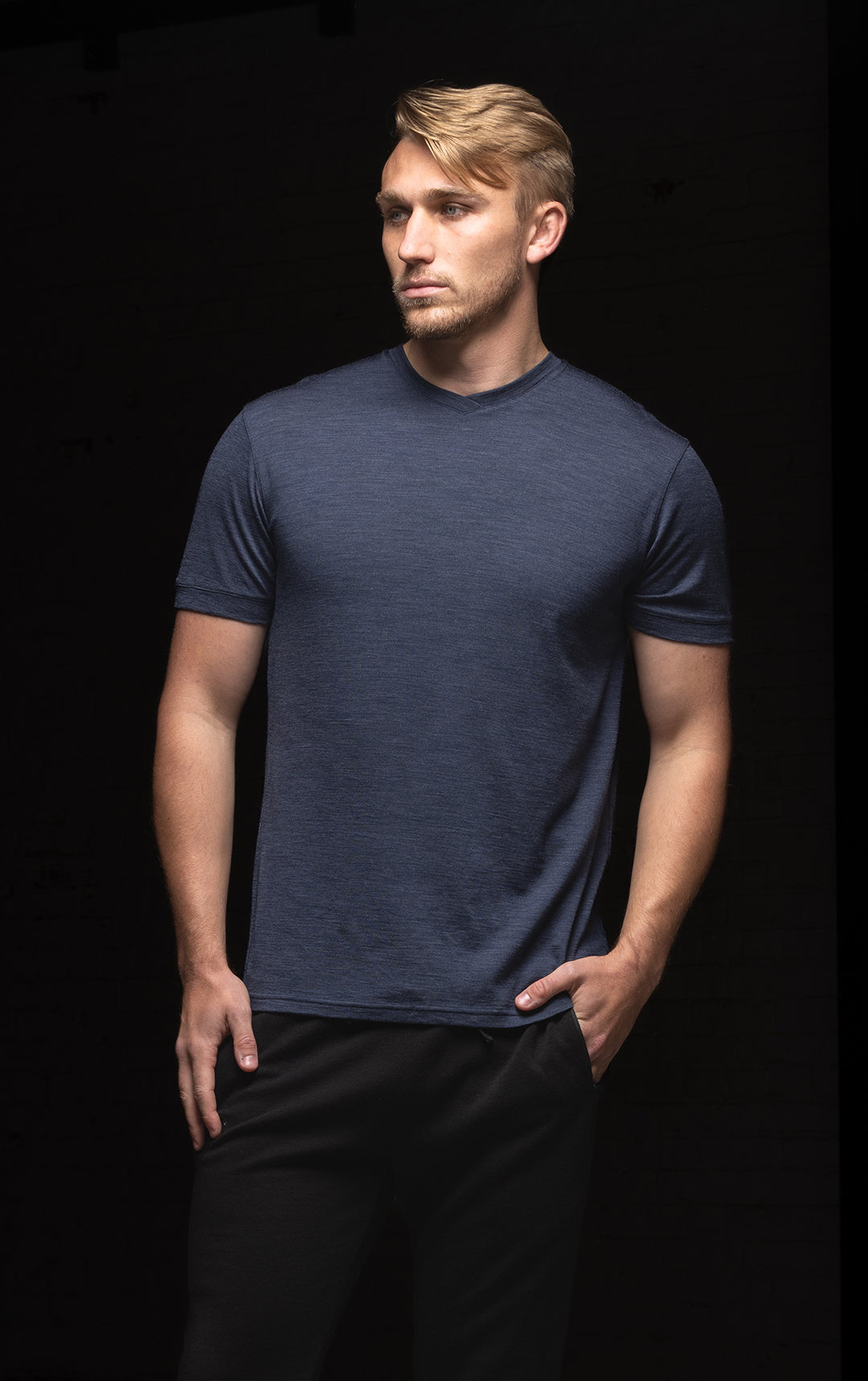 180GSM MERINO V TEE