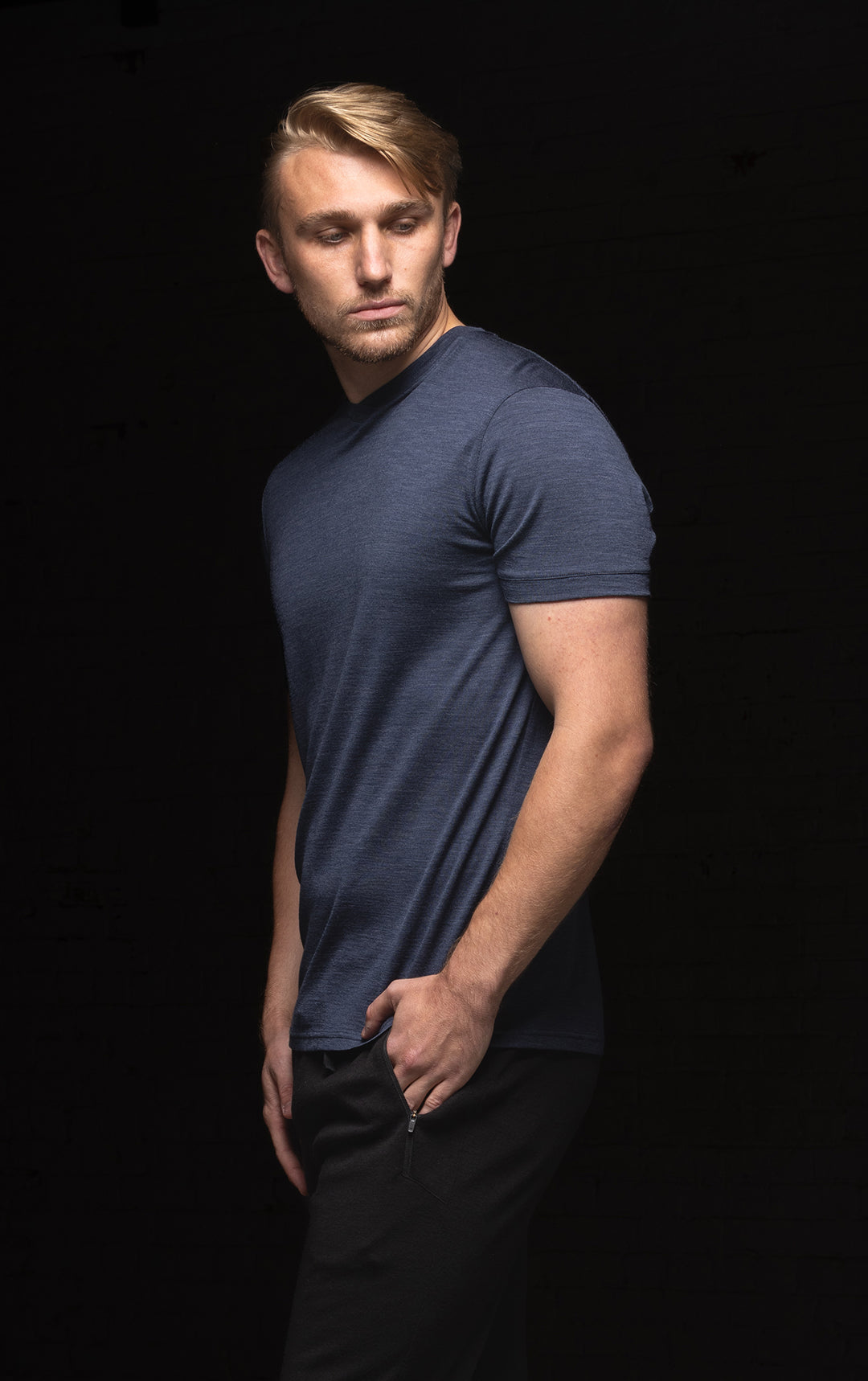 180GSM MERINO V TEE